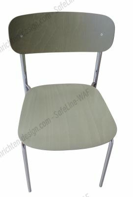 S 243 / S243 Tubular steel chair OLIVE GREEN Thonet SINGLE PIECES